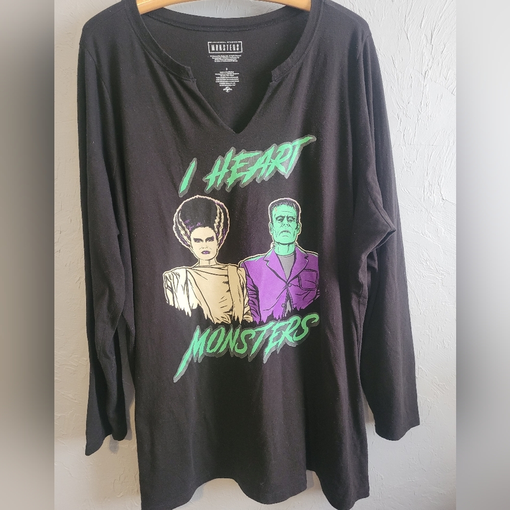 Universal Monsters Black Graphic Tee